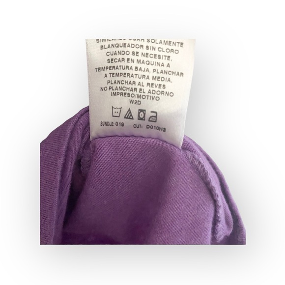 new Garan-Tees  Girls Dubble Bubble Glitter Tee  Lavender  Girls Large 10 12 - Picture 10 of 16